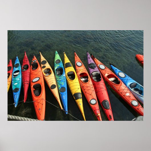 Affiche de Kayaks (Devant)