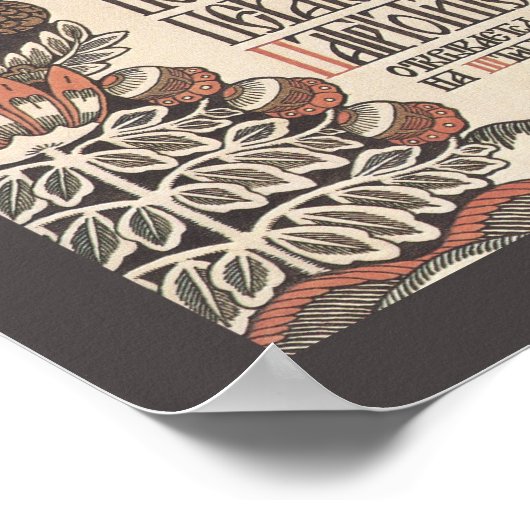 Affiche de l’exposition de Bilibin (Coin)