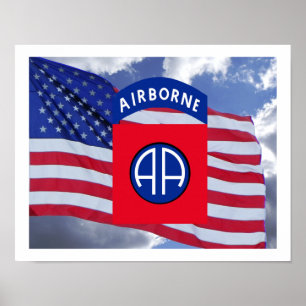 Affiche de la 82e division aéroportée