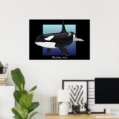 Affiche de la baleine tueuse (Bureau à domicile)