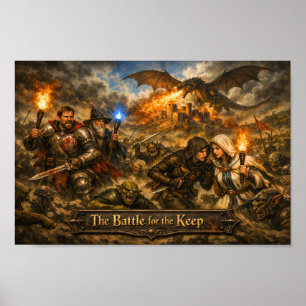 Affiche de la bataille pour le donjon