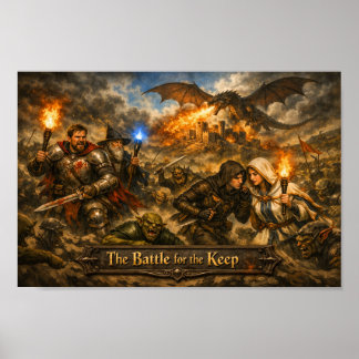 Affiche de la bataille pour le donjon