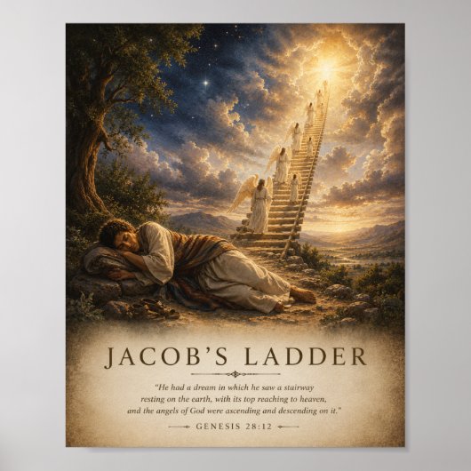 Affiche de la Bible de l'échelle de Jacob (Devant)