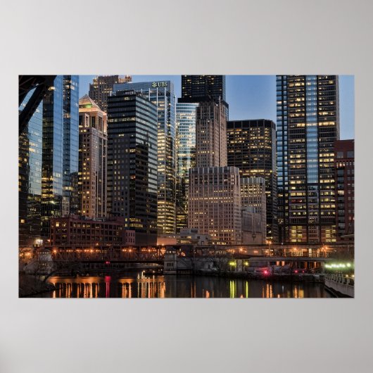 Affiche de la boucle de Chicago (Devant)