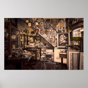 affiche de la boutique antique
