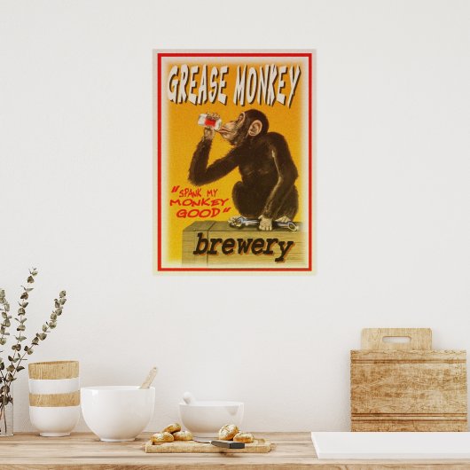affiche de la brasserie grese monkey (Cuisine)