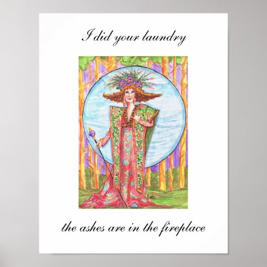 affiche de la buanderie (Devant)