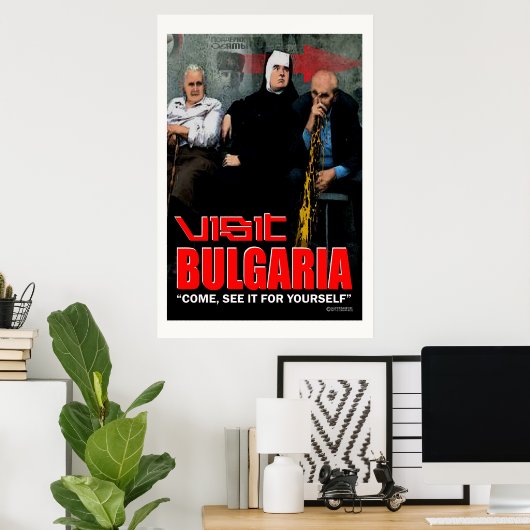 Affiche de la Bulgarie (Bureau à domicile)