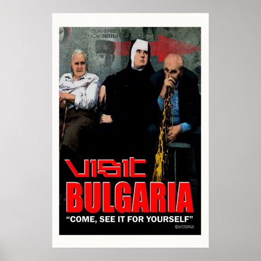 Affiche de la Bulgarie (Devant)