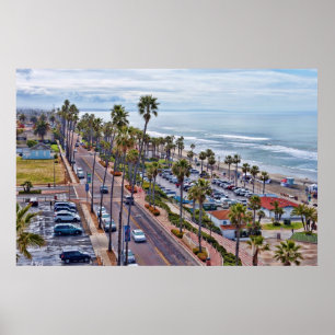 Affiche de la Californie d'Oceanside