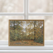 Affiche de la Canopée de la Forêt d'Automne Dorée