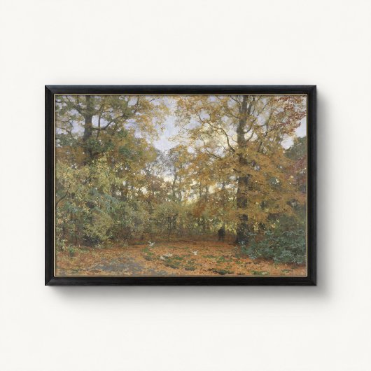 Affiche de la Canopée de la Forêt d'Automne Dorée