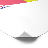 Affiche de la carte Canada (Coin)