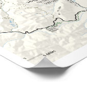 Affiche de la carte Grand Teton (Coin)