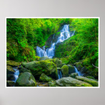 Affiche de la cascade de Torc | Parc Killarney Irl