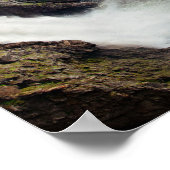 Affiche de la cascade de Voringsfossen en Norvège (Coin)