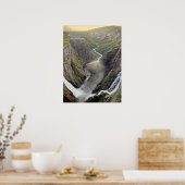 Affiche de la cascade de Voringsfossen en Norvège (Cuisine)