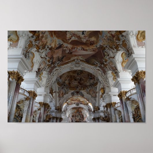 affiche de la cathédrale baroque allemande (Devant)