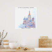Affiche de la cathédrale Saint-Basile (Cuisine)