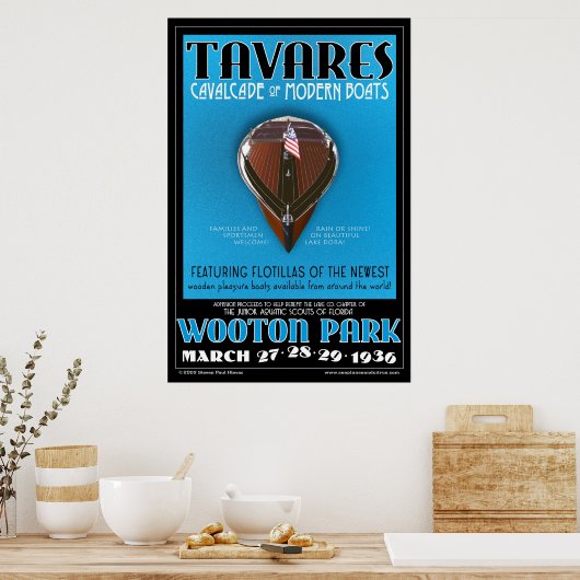Affiche de la Cavalcade de Tavares (Cuisine)