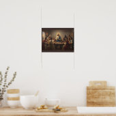 Affiche de la Cène – Jésus-Christ et disciple (Cuisine)