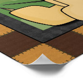 Affiche de la chambre du nom des enfants Lion (Coin)