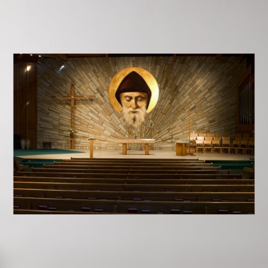 Affiche de la chapelle Saint-Charbel (Devant)