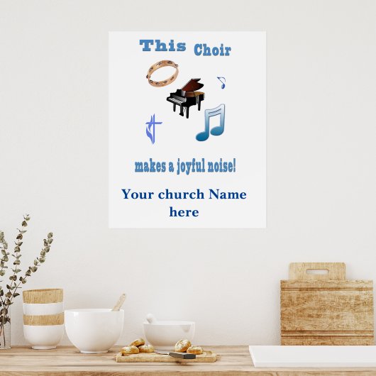 Affiche de la chorale (Cuisine)