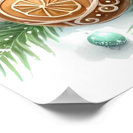 Affiche de la Chouette de Noël (Coin)