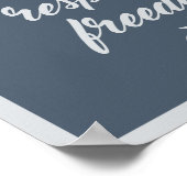 Affiche de la citation de liberté (Coin)