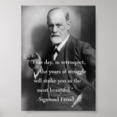 Affiche de la citation de Sigmund Freud (Devant)