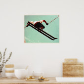 Affiche de la cloche de ski cool (Cuisine)