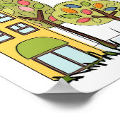 Affiche de la communauté des villages de Floride (Coin)