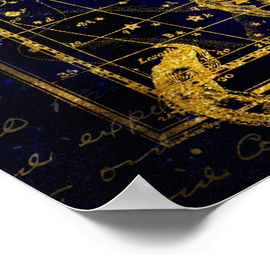 affiche de la constellation de scorpio (Coin)