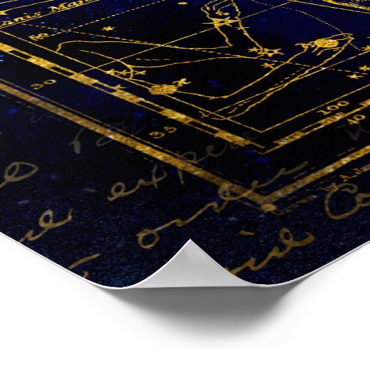 affiche de la constellation d'orion (Coin)