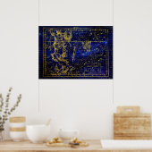 affiche de la constellation d'orion (Cuisine)