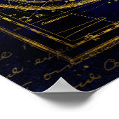 affiche de la constellation du chat et du serpent (Coin)