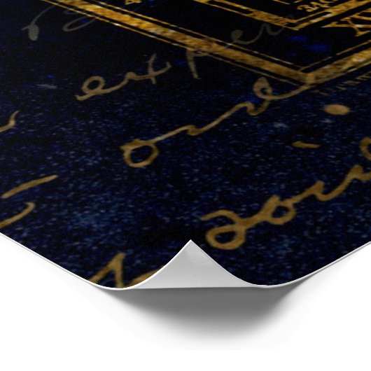 affiche de la constellation du zodiaque (Coin)