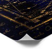 affiche de la constellation majeure ursa (Coin)