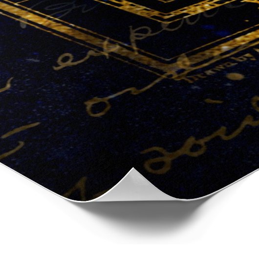 affiche de la constellation vierge (Coin)