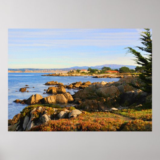 Affiche de la côte centrale de Californie (Devant)