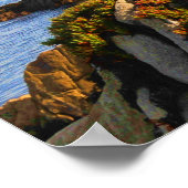 Affiche de la côte centrale de Californie (Coin)