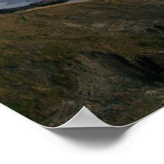 Affiche de la côte de l'Oregon (Coin)