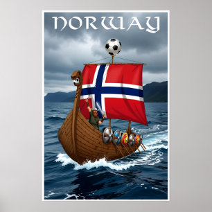 Affiche de la coupe du monde de Norvège