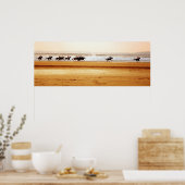 affiche de la course de plage de ballybunion (Cuisine)