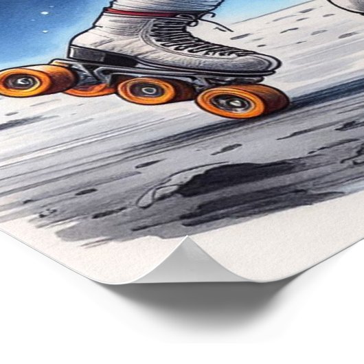 Affiche de la course spatiale (Coin)