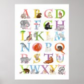 Affiche de la crèche ABC de l'animal et de la cham (Devant)