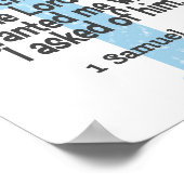 Affiche de la Croix Bleue 'J'ai prié pour cet enfa (Coin)