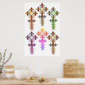 Affiche de la Croix éthiopienne (Cuisine)