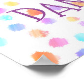 affiche de la cuisine citation colorée aquarelle (Coin)